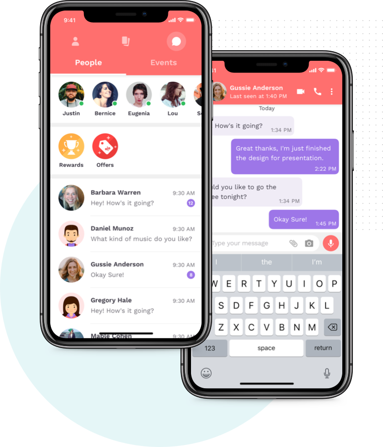 View online friends and rewards