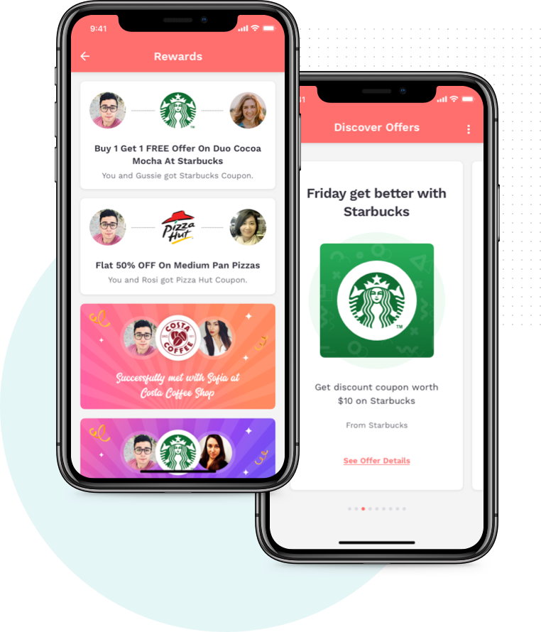 Get rewards for meeting matches