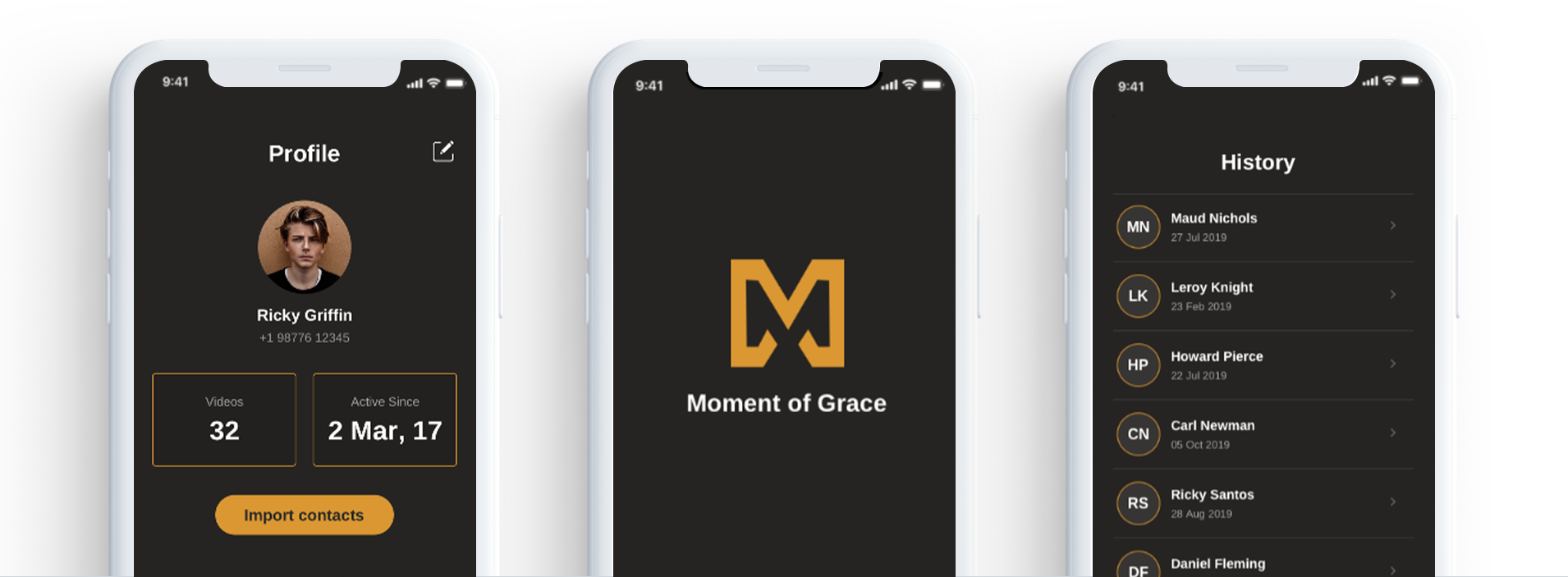 Moment of Grace Mobile Mockup