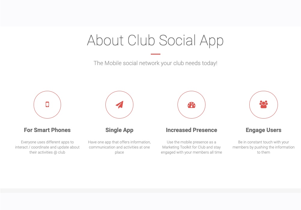 About Club Social App